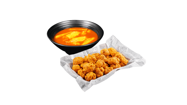 Double Cheesling + Toppokki cheese soup